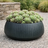 thumbnail of WellHome - Blumentopf aus Rotationsgeformtes Polyethylen 6L Ø40x20cm in farbe Graphit - Coro Bowl