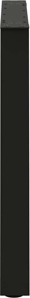 thumbnail of vidaXL Esstisch Beine V-Form 2 Stück Schwarz 70x(72-73,3) cm Stahl