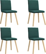 thumbnail of vidaXL Esszimmerstühle 4 Stk. Dunkelgrün Stoff