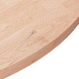 thumbnail of vidaXL Tafelblad rond Ø70x2,5 cm onbehandeld massief eikenhout