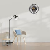 thumbnail of IvoQ Industrielle Wanduhr mit beweglichen Zahnrädern – Cooler Vintage Look – Retro – Perfekt für Wohnzimmer, Büro und Schlafzimmer – Einzigartiger Eye