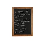 thumbnail of Tableau Ardoise Craie Mural 60 x 40 cm cadre bois fonce