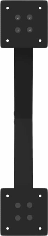 thumbnail of vidaXL Couchtischbeine X-Form 2 Stk. Schwarz 50x(30-31) cm Stahl