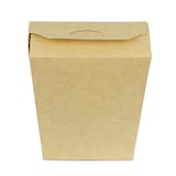 thumbnail of Boîte Frites refermable en Carton Kraft - 
8 x 5 x 12,5 cm - par 700