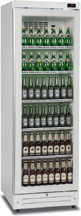 thumbnail of KLIMAITALIA Kühler-Präsentation für Getränke 210 Flaschen 50 cl. 560 Dosen 33 cl. LED. T° -2°C/+10°C. Dim. (LxWxH) 60x65,1x186,1 cm. ICOOL401G-SZWHT