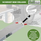 thumbnail of TRUTZHOLM 2 x Alu Auffahrrampen 205 cm 680 kg Tragkraft klappbar rutschhemmend gerillt Verladerampen
