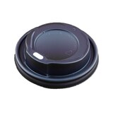 thumbnail of 2000 Domdeckel to-go Deckel PS Ø 80x24 mm schwarz für Kaffeebecher