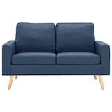 thumbnail of vidaXL 2-Sitzer-Sofa Blau Stoff
