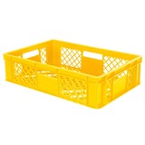 thumbnail of Etagenwagen mit 6 Ebenen, BxTxH 1050x500x1690 mm, 4 Lenkrollen, 2 Rollen mit Feststellbremse mit 12 Euroboxen BxTxH 600x400x150 mm