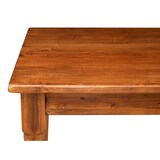 thumbnail of Tavolino allungabile Country legno massello tiglio finitura noce elegante per cucine moderne rustiche