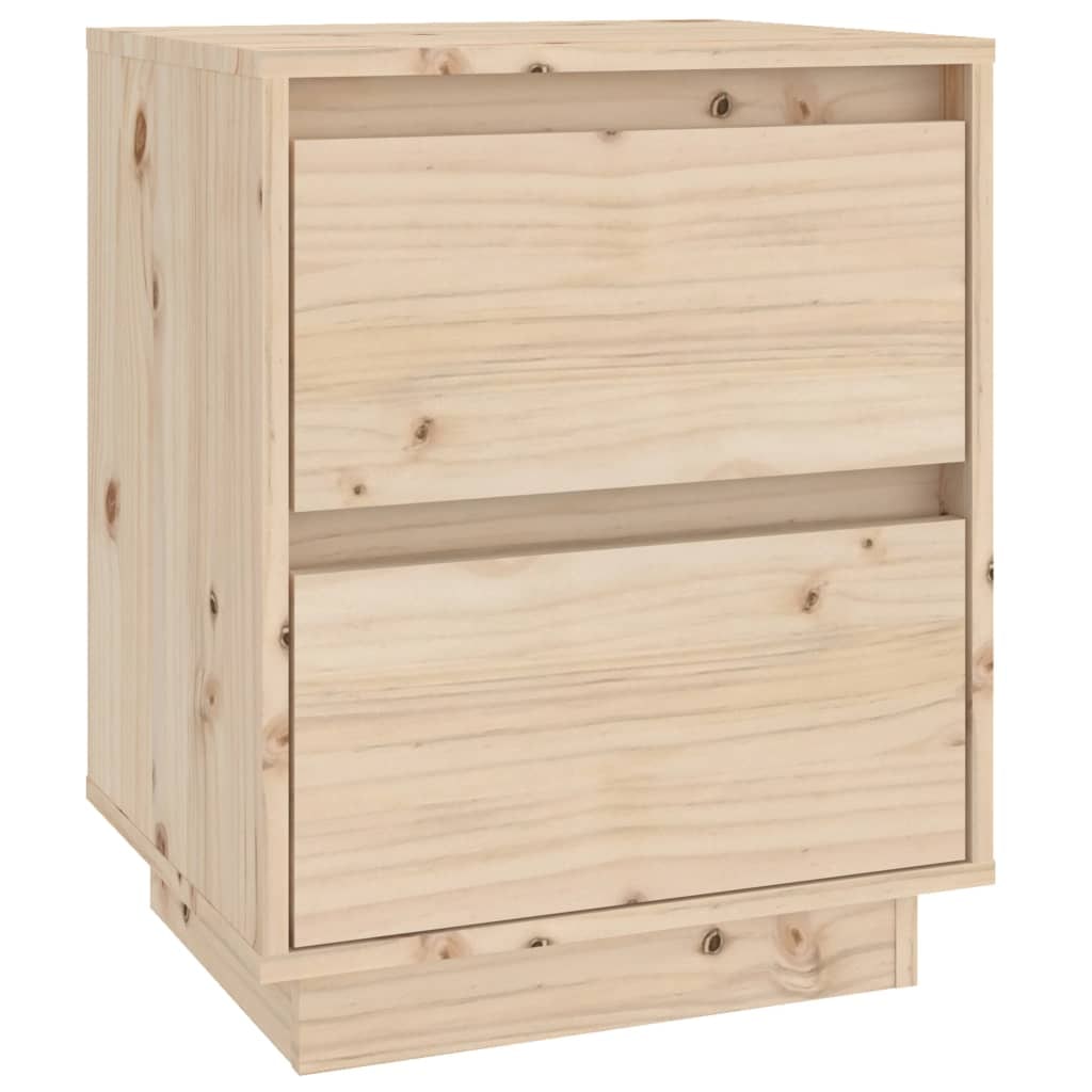 vidaXL Nachttisch 40x35x50 cm Massivholz Kiefer