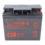 thumbnail of CSB-GP12170 12 Volt AGM Bleiakku 17Ah, 181x76x167mm M5 Flachpol - M5 B/N 5 Jahres Type + Standby
