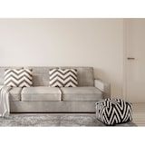 thumbnail of Kelim Sitzwürfel 50x50 H35cm Pouf Fußhocker Sitzhocker Bodenkissen Fußschemel : schwarz