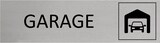 thumbnail of CombiCraft Aluminium Türschild Garage 165x45mm mit 3M-Tape zur Befestigung, einfache Kennzeichnung von Räumen und Bereichen
