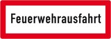 thumbnail of Schild I Hinweisschild Feuerwehrausfahrt, Aluminium RA0, reflektierend, 594x210mm, DIN 4066