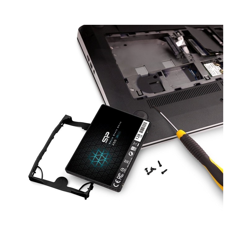 Silicon Power SSD 128 GB 2.5" SATAIII A55 7mm Full Cap Brue Solid State Disk