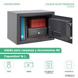 thumbnail of ARREGUI Coffre-fort en acier de classe T25EB avec serrure électronique, coffre à code, avec clé de secours, 25 x 35 x 35 x 25 cm, 17L, 17L