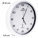 thumbnail of Monzana Funk Wanduhr Funkuhr 31cm Weiß