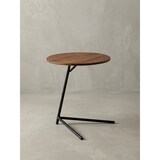 thumbnail of Beistelltisch 40x46x40cm Sheesham Holz Metall Couchtisch, Industrial Style Echtholz Tischchen Wohnzimmer, Holztisch Sofatisch Metallbeine,
