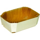thumbnail of Firplast Barquette Cuisson Bois 185mm x 115mm x 55mm + Caissette Cuisson (x120)