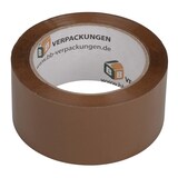 thumbnail of 72x Klebeband PP-Plus 58 my braun leise abrollend 50 mm x 66 m Packband Paketklebeband BB-Verpackungen
