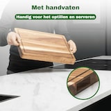 thumbnail of Bikolo® Snijplank - Serveerplank - Borrelplank - Serveerkanaal - Acaciahout