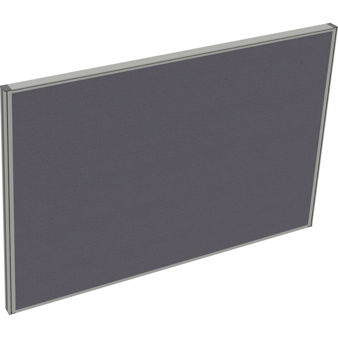 Stellwand Nut Stoffgr.A oOrgaleiste Absorber B B1200xT41xH800mm dunkelgrau