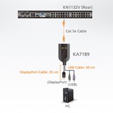 thumbnail of ATEN KA7189 USB DisplayPort VM KVM Adapterkabel