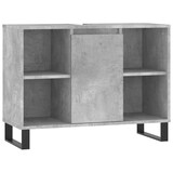 thumbnail of vidaXL Badschrank Betongrau 80x33x60 cm Holzwerkstoff