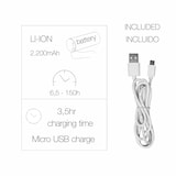 thumbnail of Draagbare en verstelbare 1W LED-lamp op batterijen, Trion. Li-ion-batterij. 3000K of 5000K licht.