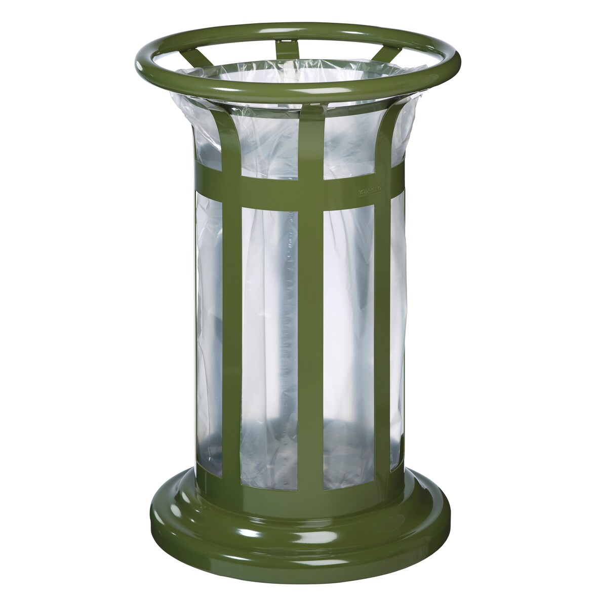 ROSSIGNOL Corbeille extérieure 60L TULIPE VIGI vert olive