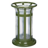 thumbnail of ROSSIGNOL Corbeille extérieure 60L TULIPE VIGI vert olive