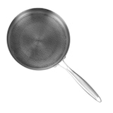 thumbnail of Morleos Bratpfanne 26 cm 3 Liter Antihaft Wabenstruktur Edelstahl Pfanne Gas Induktion Elektro Pfanne Kratzfest Rostfrei Beschichtet Gastro