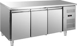 thumbnail of GastroHero Kühltisch Edelstahl GN 1/1 3-türig Umluftkühlung -2 °C bis +8 °C 230 V Profi Gastronomie Kühltisch ECO 3/0 1800x700x850 mm