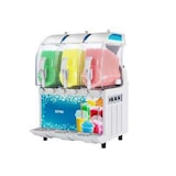 thumbnail of Máquina de tres tanques 11+11+11 litros granita sorbete smoothie batido con panel frontal retroiluminado por LED 600X580X870 IPRO 3 MEC LED blanco