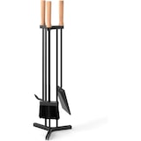 thumbnail of COSTWAY Kaminbesteck-Set, 4-teiliges Kaminbesteck mit Schürhaken, Schaufel, Ofenbesteck mit Holzgriffen, Kaminzubehör