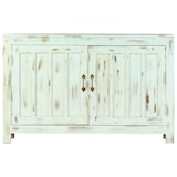 thumbnail of vidaXL Sideboard Hellblau 110×35×70 cm Massivholz Mango