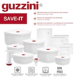 thumbnail of Guzzini - Set di 7 contenitori ermetici sottovuoto in polipropilene con pompa manuale - SAVE-IT
