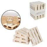 thumbnail of Onderzetters Mini Pallet Hout 10 cm Set Van 8