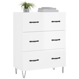 thumbnail of vidaXL Sideboard Hochglanz-Weiß 69,5x34x90 cm Holzwerkstoff