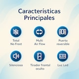 thumbnail of Frigorífico Dos Puertas VOK - 190 L, No Frost, 149cm, Inox EVR-190NEI