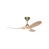 thumbnail of Eco Genuino L 122, Ventilatore ottone e legno con Luce, CasaFan
