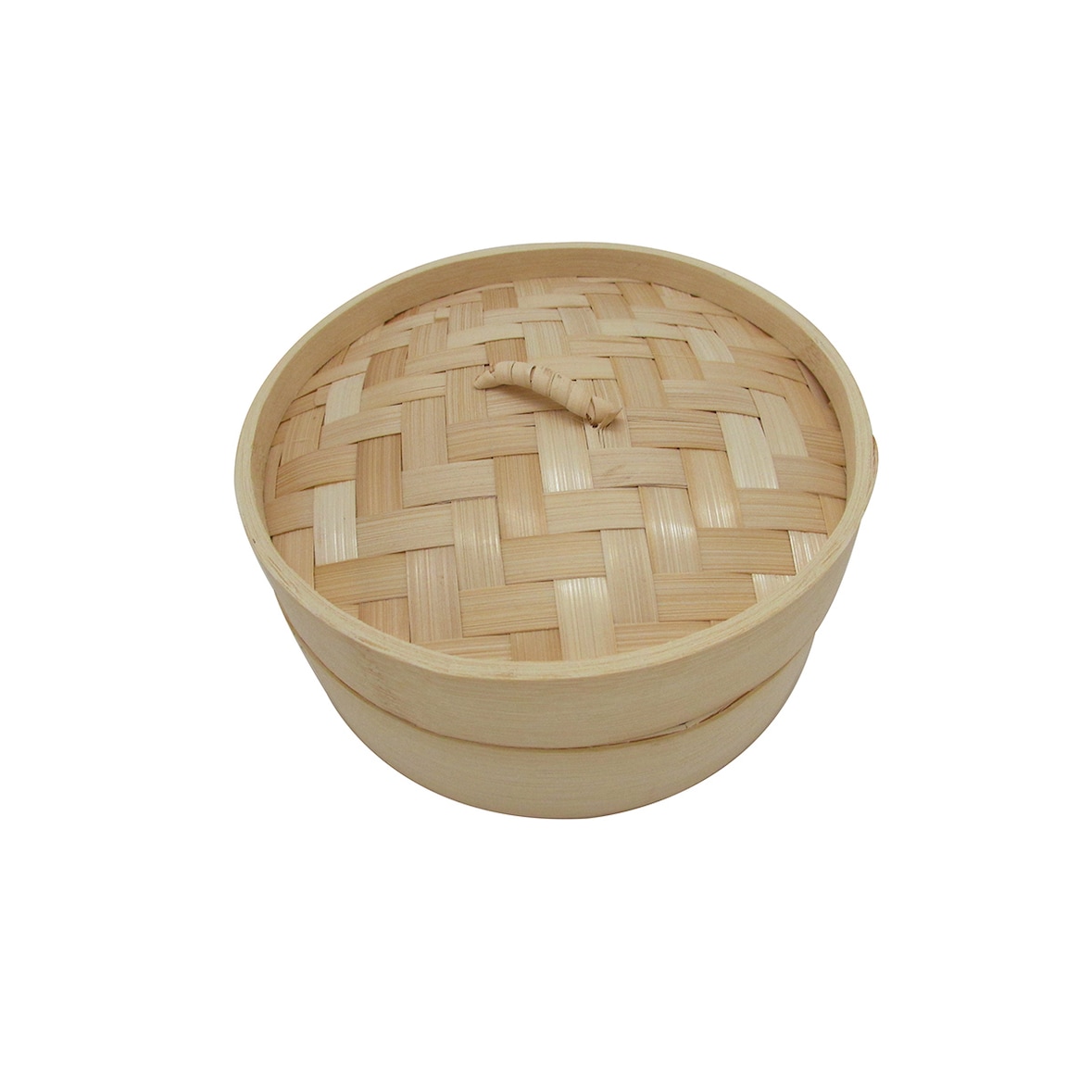 Hostelnovo - Vaporera de bambú 15 x 15 x 8 cm