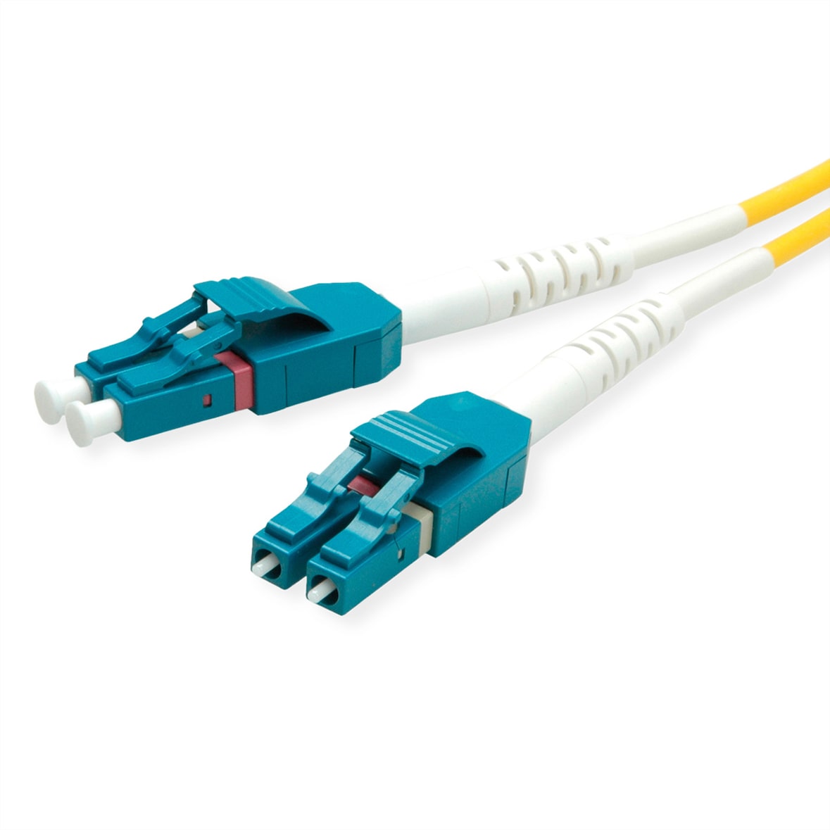 ROLINE LWL-Kabel Duplex, Single Mode 9/125µm OS2, LC/LC, gelb, 5 m