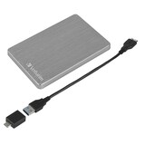 thumbnail of Verbatim 53665 Verbatim Store 'n' Go Alu Slim 2 TB externe Festplatte grau