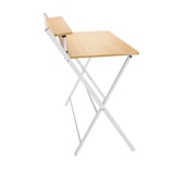 thumbnail of Escritorio EASY CLAP 92 x 84 roble claro / blanco hjh OFFICE