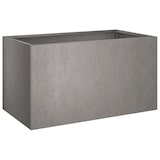 thumbnail of Helloshop26 - Jardinière bac lit surélevé plantes fleurs terrasse jardin 62 x 40 x 39 cm acier corten marron 02_0037755