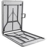 thumbnail of Garden Friend Tavolo rettangolare pieghevole Horeca struttura in acciaio top in HDPE 180x74x74H cm bianco