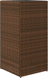 thumbnail of vidaXL Pflanzkübel Braun 40x40x80 cm Poly Rattan