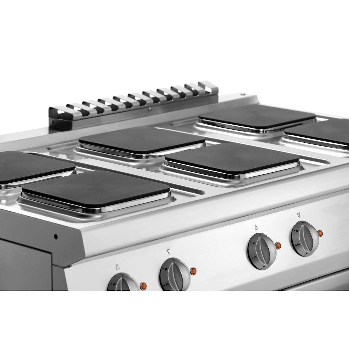 Fornuis | Elektrisch | EBP | 6 Kookplaten | 6x 2.6kW | Elektrische Oven | 1/1 GN | 58L | 3.65kW | 1200x700x850(h)mm